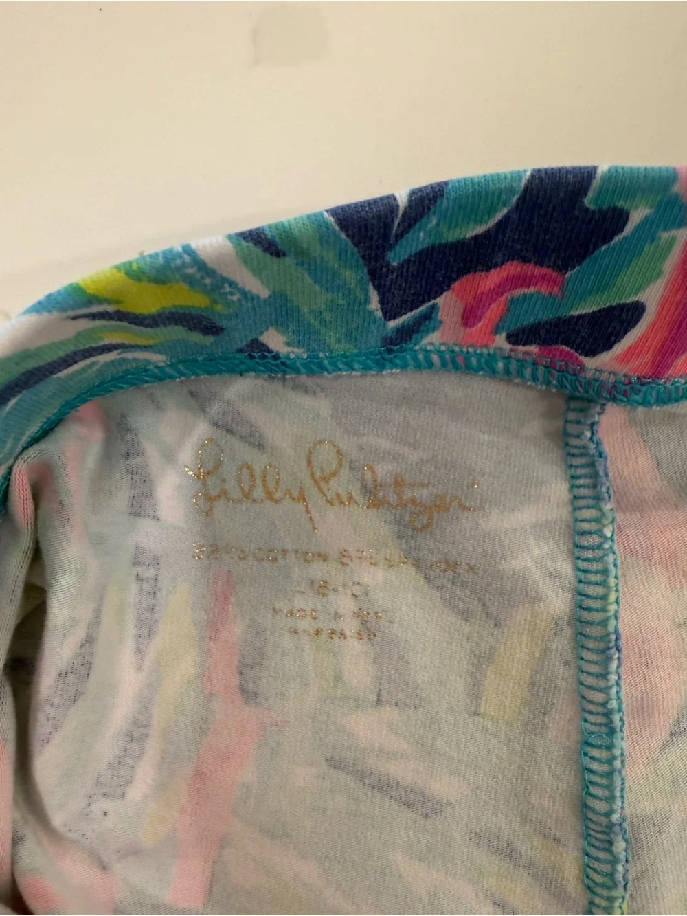 Lilly Pulitzer Girls Maia Leggings SZ L